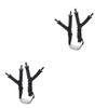 Healeved 2pcs Light Weight High Strength Safety Helmet Mandibular Fabric Strap Chin Cup Comfort Fit