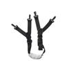 Healeved 2pcs Light Weight High Strength Safety Helmet Mandibular Fabric Strap Chin Cup Comfort Fit view 4