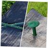 Sosoport 100pcs Gardening Ground Nails Plastic Plant Stakes Edging Border Tent Pegs Ground Stakes for Gardening Greenhouse Fixing view 4