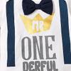 Mr Onederful 1st Birthday Outfit for Boy - First Birthday Clothes (Blue Short, 6-12 Months) view 4