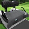 LEAPGOMAX Golf Cart Seat Blanket Covers, Breathable Heavy Duty Universal Golf Cart Seat Covers for Club Car DS Precedent EZGO TXT RXV with 2 Pockets for Your Golf Items view 1