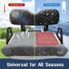 LEAPGOMAX Golf Cart Seat Blanket Covers, Breathable Heavy Duty Universal Golf Cart Seat Covers for Club Car DS Precedent EZGO TXT RXV with 2 Pockets for Your Golf Items view 4