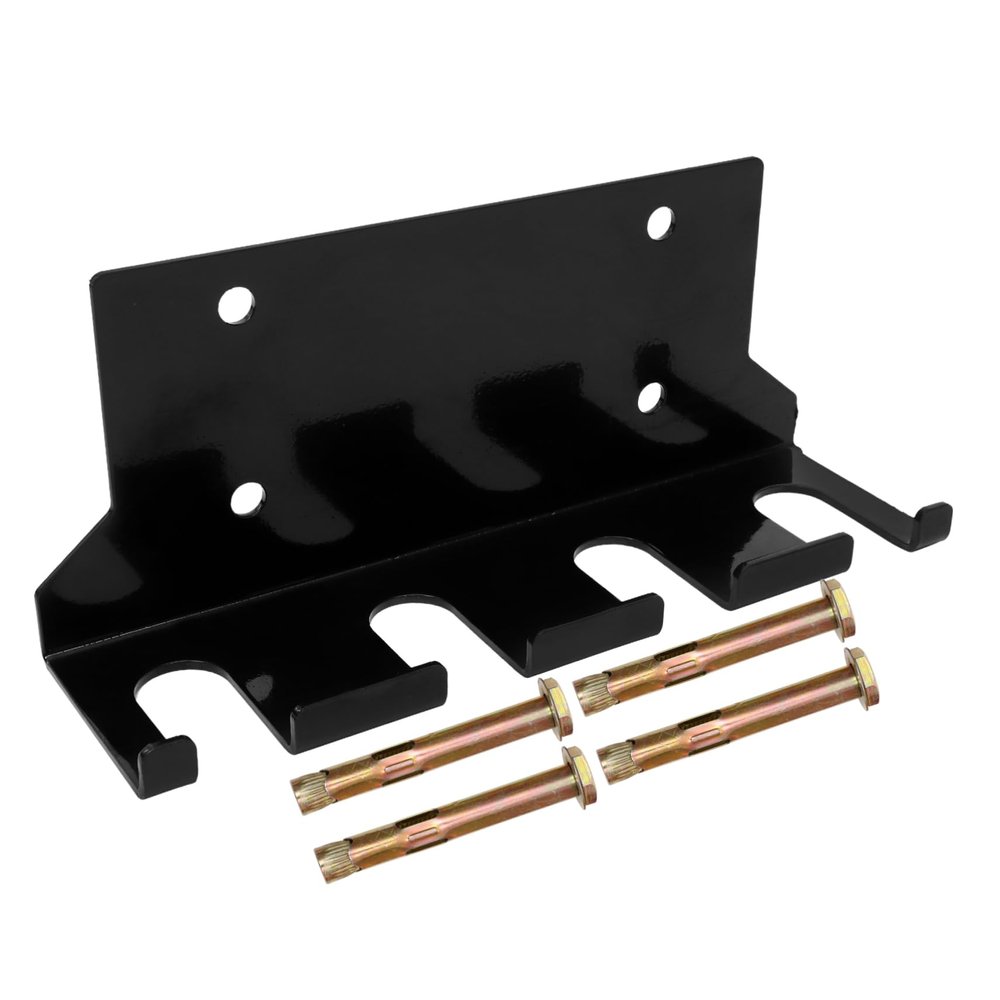 Happyyami Dumbbell Rack Storage Holder Barbell Pole Holder for Gym Dumbbell Accessory Wall Mount Rack Fitness Tool Organizer