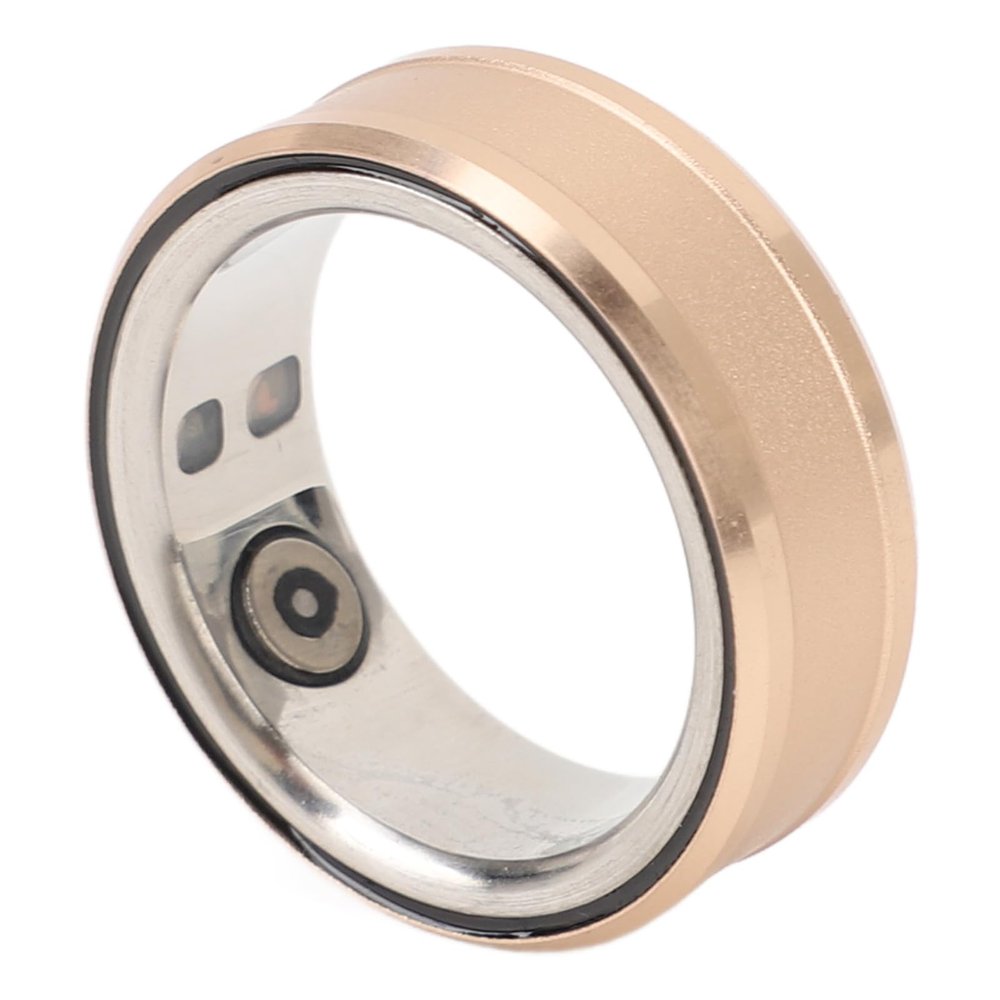 Smart Ring Health for Men and Women with Body Temperature, Activity Fitness , Sleep Monitor, Step Counting, Rechargeable Stainless Steel Smart Ring for Gift (20)