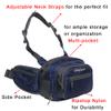 Raprance Fly Fishing Waist Pack with Adjustable Waist Strap, Multi Pocket Fall River Fishing Chest Pack view 4
