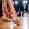 TUOTOM Girls Latin Dance Shoes Tan Low Heel Kids Ballroom Practice Salsa Tango Cha Cha Dance Shoes Brown 11.5 Little Kid view 3