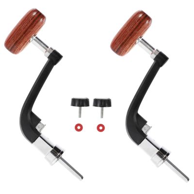Happyyami Fishing Reel Handle Grip Replacement Professional Reel Handle Comfortable Non-Slip Design for Pole Holder for Bank Fishing