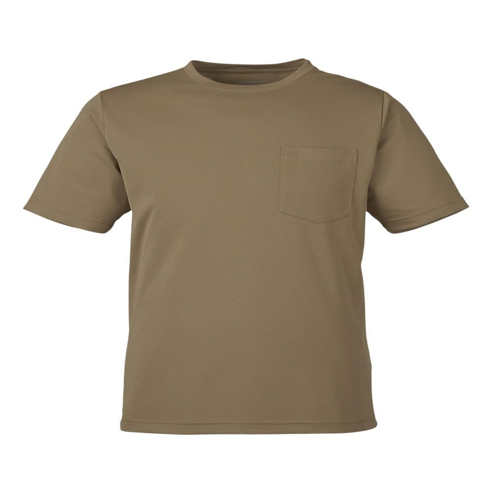 Harriton Charge Snag and Soil Protect Unisex T-Shirt - Coyote Brown - XX-Large
