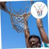 Happyyami 1pc Chain Basketball Net Heavy Duty Accessory for Standard Rims Easy to Install Crisp for Outdoor Practice view 3