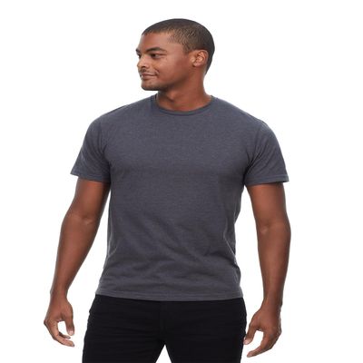 Threadfast Apparel Unisex Epic Titan Collection CVC T-Shirt - Heather DRK Grey - Small