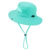 Kids Sun Hat UPF 50+ Sun Protective Bucket Hat for Kids Boys Girls Wide Brim Summer Beach Fishing Safari Adjustable Hat Lake Blue 5-13 Years view 2