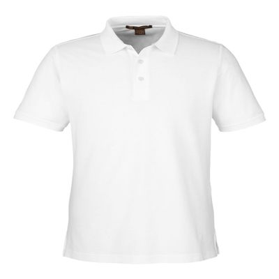 Harriton Men's Valiant Cotton Snag Protect Polo - White - Medium
