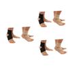 Mobestech 6pcs Ankle Support Sleeve Compression Brace for Men Women Warm Ankle Guard for Sports Black Beige for Running Basketball