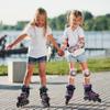 SUPER YOUNGSTER Girls Inline Skates for Boys Kids Ages 4-12, Adjustable Light Up Roller Skates for Youth Teens Ages 8-12, Beginner Blades for Women Adults view 2