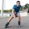 PAPAISON Adult Adjustable Inline Skates for Men Women with 3 100mm Wheels, Outdoor Blades Female Male Fitness Speed Racing Skates, Roller Skates for Teens Boys Girls view 3