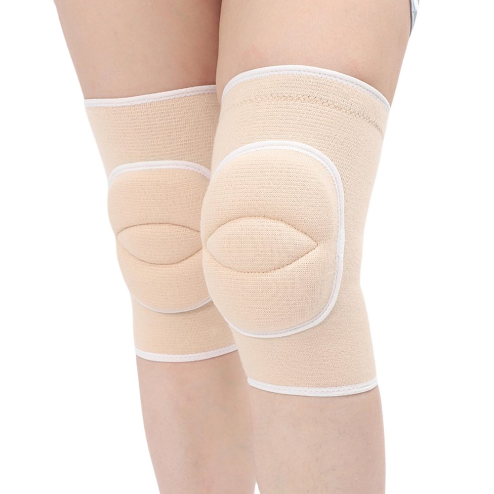 JUMISEE Kids Knee Pad, Thickened Padded Sponge Knee Brace Flexible Elastic Knee Support for Football Volleyball Dance Skating Basketball Sports for Adults