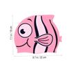 KICHOUSE Children's Swimming Cap Fish Design Long Hair Safe Swim Hat Fun and Comfortable for Kids view 3