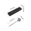 Sosoport Elegant Craftsmanship Steel Tip for Board Leisure Plaything Safety Metal Set view 4