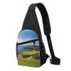 BAGGUS Golf Course Print Chest Pack Fashion Chest Sling Bag Crossbody Shoulder Backpack Unisex view 1