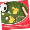 Yardwe 8 Pcs Rugby Small Yellow Banner Flags for Flag Football Yellow Decorations Football Referee Prop Football Penalty Sports Decorations Polyester Cloth Clothing Sportswear view 4