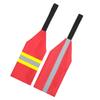 KICHOUSE 2pcs Kayak Safety Flags Reflective Strips Red Warning Flags for Canoes Boats and Trailers Essential Visibility Accessories for Outdoor Water Sports view 1