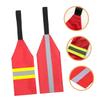 KICHOUSE 2pcs Kayak Safety Flags Reflective Strips Red Warning Flags for Canoes Boats and Trailers Essential Visibility Accessories for Outdoor Water Sports view 2