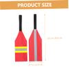 KICHOUSE 2pcs Kayak Safety Flags Reflective Strips Red Warning Flags for Canoes Boats and Trailers Essential Visibility Accessories for Outdoor Water Sports view 4