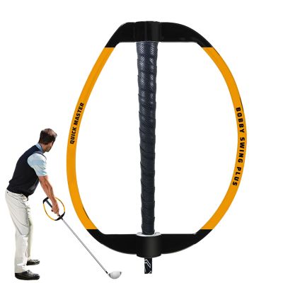 airpo Golf Swing Training Aid, Professional Golf Swing Speed Trainer Elastic Bracelet, Portable Golf Accessories, Golf Training Equipment Posture Corrector for Men Women, Black