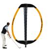 airpo Golf Swing Training Aid, Professional Golf Swing Speed Trainer Elastic Bracelet, Portable Golf Accessories, Golf Training Equipment Posture Corrector for Men Women, Black