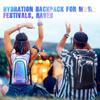 Niggeey Hydration Backpack, Festival Rave Hydration Pack, Water Backpack with 2L Hydration Bladder, Rave Backpack Hydration Pack Hydropack Hydro for Hiking, Biking, Festivals, Raves view 2