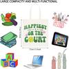 WCGXKO Tennis Sports Tote Bag for Women Sport Player Gift (Tennis Tote) view 4