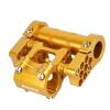 DYNWAVE Premium Bike Handlebar Stem Extension for Improved Cycling Experience, Gold view 1