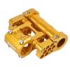 DYNWAVE Premium Bike Handlebar Stem Extension for Improved Cycling Experience, Gold view 2