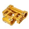 DYNWAVE Premium Bike Handlebar Stem Extension for Improved Cycling Experience, Gold view 4