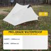 LANSHAN Ultralight Tent 3-Season Waterproof Backpacking Tent for 2 Person Camping, Climbing, Hiking, Travelling, Mountaineering, 2-Person, White view 2