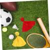 Yardwe 3sets Referee Penalty Flags Yellow Soccer Rugby Penalty Flag Tossing Ball Football Sports Props Game Supplies 6pcs*3 view 4