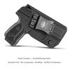 POLE.CRAFT Ruger Max-9 Holster IWB Kydex for Ruger Max-9 Barrel 3.20'' Gun Pocket Pouch - Inside Waistband Concealed Carry - Adj. Cant Retention - Cover Mag-Button - No Wear - No Jitter (Black, Right) view 2