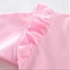 CM-Kid Easter Shirt for Toddler Girls Cute Bunny and Easter Eggs Clohtes Long Sleeves Pink Cotton Tee 4T view 4