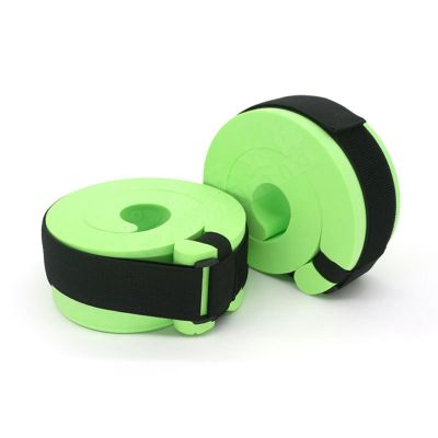 TITA-DONG Inflatable Swim Arm Bands, Foam Swim Aquatic Cuffs Set of 2, Swimming Ankle Bands Fitness Exercise Set, Water Ankle Weights for Swimming Fitness Training(Green)
