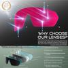 ATTCL Unisex Cycling Glasses Men Women Teens Sports Biking Sunglasses UV Protection Bicycle MTB Riding Goggles KC05 Black Red view 2