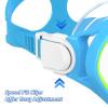 Kids Swim Goggles Snorkel Diving Mask with Luminous for Boys Girls Ages 5-15, Two-Color Anti-Fog Swimming Goggles with Nose Cover view 3
