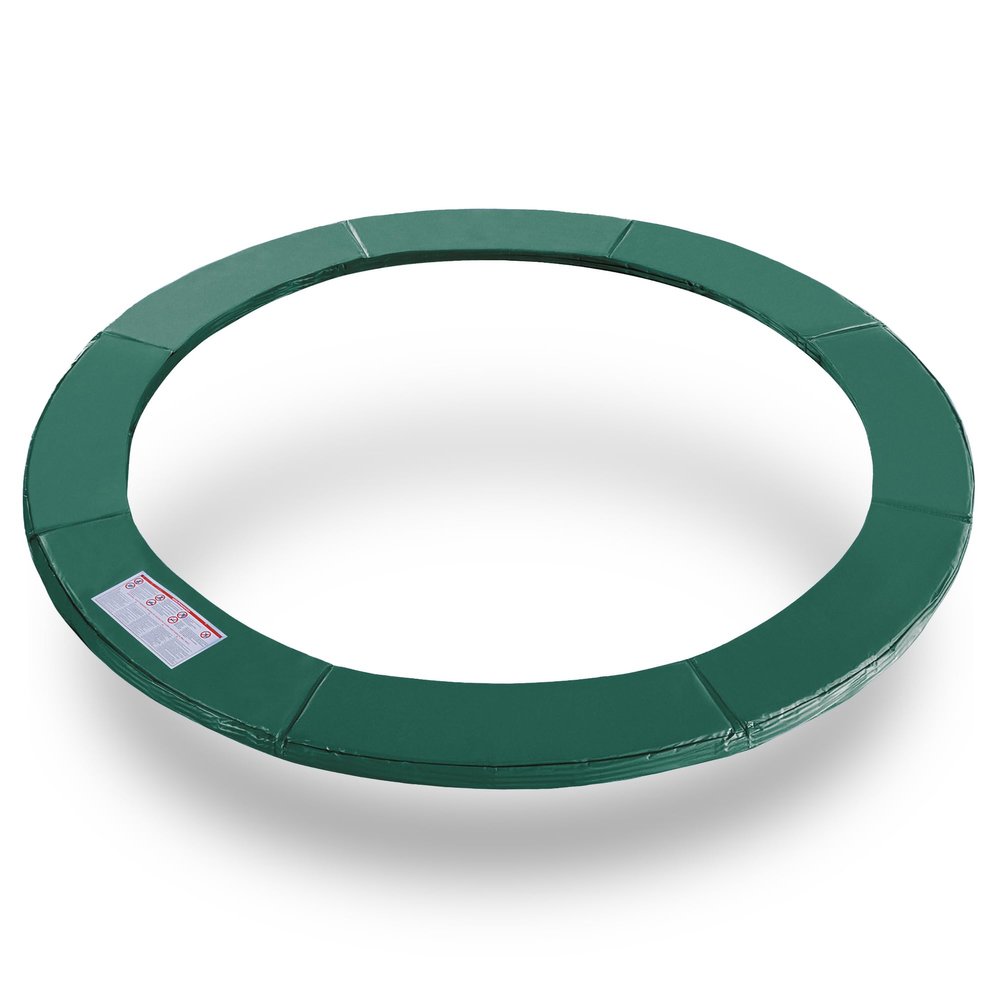 ExacMe Trampoline Pad Replacement 13 Foot, Round Safety Frame Pad Spring Cover, Green, CP13G