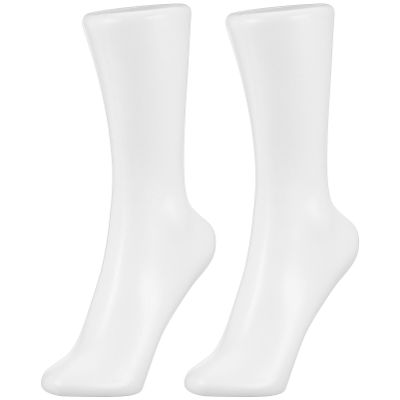Veemoon Realistic Foot Mannequin Sock Model Display for Adult Women Shoes Support