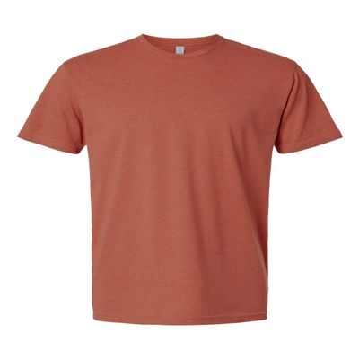 Next Level Apparel Unisex CVC Crewneck T-Shirt - Heather Redwood - X-Small