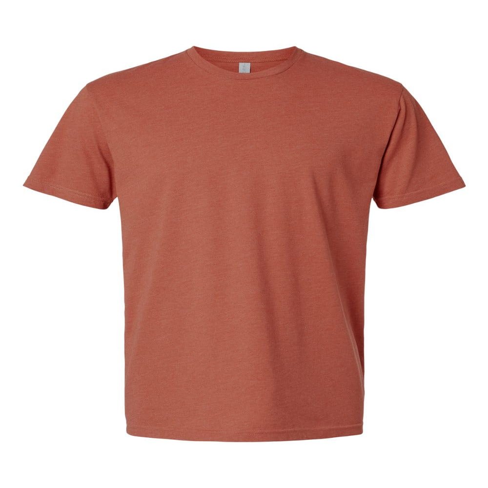Next Level Apparel Unisex CVC Crewneck T-Shirt - Heather Redwood - X-Small