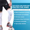 TUOYR Knee Pad Protective Calf Shin Guards For Adult Youth Leg Compression Sleeve Pad For Football Basketball Volleyball Soccer Protective Gear Calf Support Cuff With Anti-Slip Strip ((White 1 Pair)) view 4