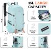 BAGPARKK Hiking Backpack,Large 35L Travel Backpacks for Men Women,Water Resistant Ultra Lightweight Foldable Packable Camping Daypack for Outdoor Sports view 3