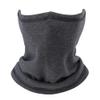 Cold Weather Balaclava Ski Half Face Mask Winter Warmer Scarf Fleece Neck Gaiter Gray view 1
