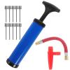 Baluue 1set Portable Basketball Inflator Kit Ergonomic Design for Easy One-Hand Use Fast Inflation for Sports Compact Lightweight for Outdoor Activities Includes Needles Accessories view 1