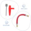 Baluue 1set Portable Basketball Inflator Kit Ergonomic Design for Easy One-Hand Use Fast Inflation for Sports Compact Lightweight for Outdoor Activities Includes Needles Accessories view 4